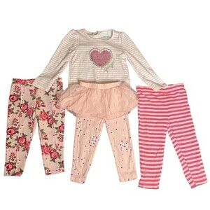 Juicy Couture, Carter's, Garanimals Girl Clothes Bundle Pink 12M, 18M, 24M